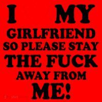 I Love My Girlfriend So Please Stay The F Away From Me Funny Santa Hat thumb 1