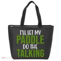 Ill Let My Paddle Do The Talking Pickleball Tote Bag thumb 0
