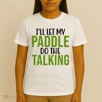Ill Let My Paddle Do The Talking Pickleball T-Shirt thumb 4