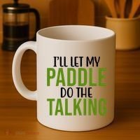 Ill Let My Paddle Do The Talking Pickleball Coffee Mug thumb 4