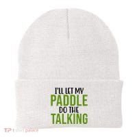 Ill Let My Paddle Do The Talking Pickleball Beanie thumb 0