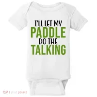 Ill Let My Paddle Do The Talking Pickleball Baby Bodysuit thumb 0