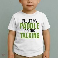 Ill Let My Paddle Do The Talking Pickleball Toddler T-Shirt thumb 2