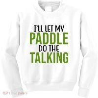 Ill Let My Paddle Do The Talking Pickleball Kids Sweatshirt thumb 0