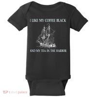 I Like My Coffee Black And Tea In The Harbor Baby Bodysuit thumb 0