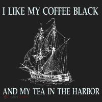 I Like My Coffee Black And Tea In The Harbor Golf Towel thumb 3