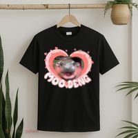 I Love Moo Deng Baby Hippo Moo Deng I Heart Moo Deng T-Shirt thumb 2