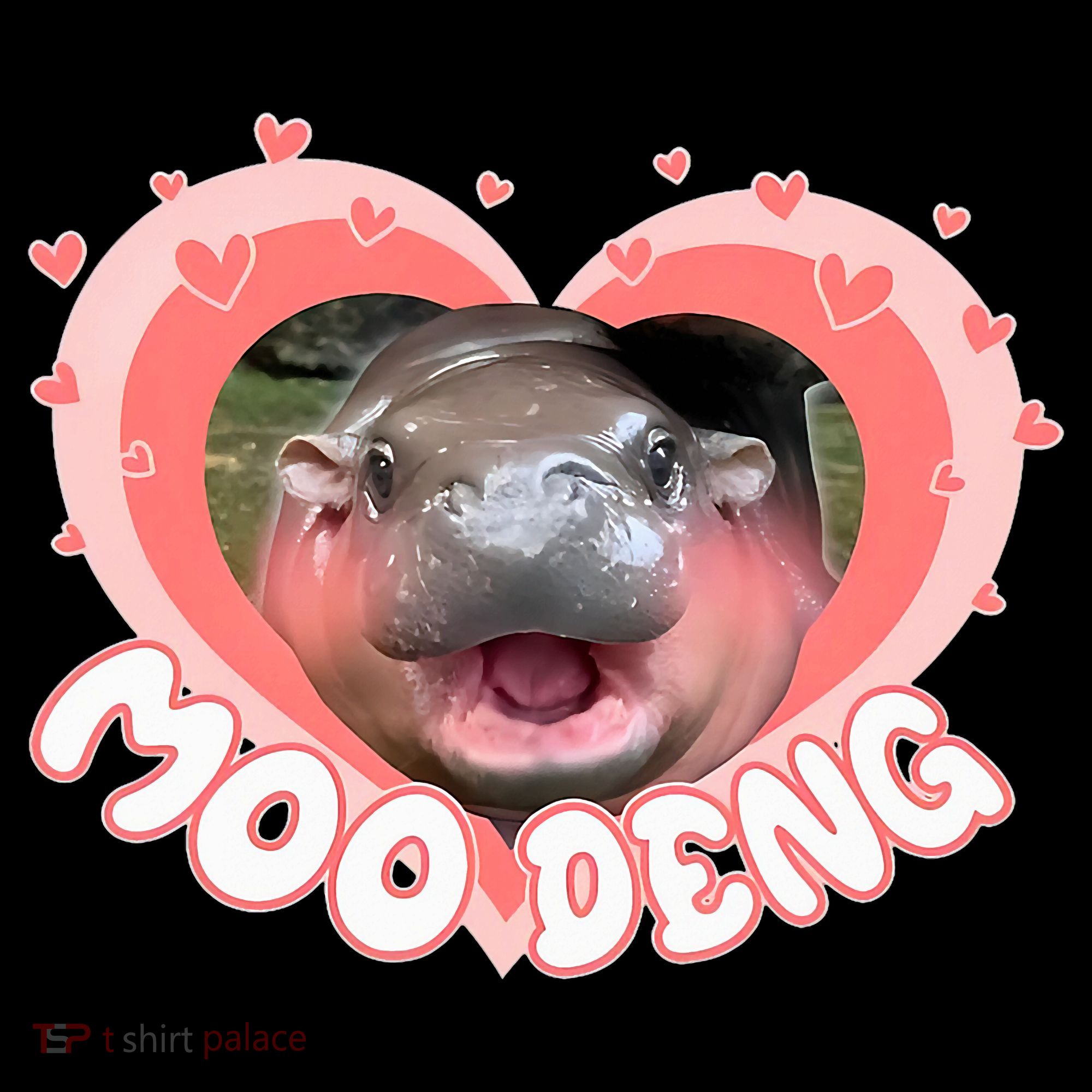 I Love Moo Deng Baby Hippo Moo Deng I Heart Moo Deng Coffee Mug