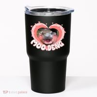 I Love Moo Deng Baby Hippo Moo Deng I Heart Moo Deng Tumbler thumb 0