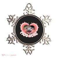 I Love Moo Deng Baby Hippo Moo Deng I Heart Moo Deng Ornament thumb 0