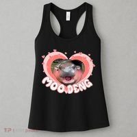 I Love Moo Deng Baby Hippo Moo Deng I Heart Moo Deng Women's Tank Top thumb 3