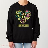 I Love My Garden Abstract Heart Women's Sweatshirt thumb 0