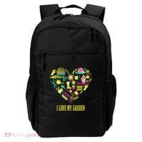 I Love My Garden Abstract Heart Backpack thumb 0