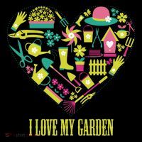 I Love My Garden Abstract Heart Coffee Mug thumb 5