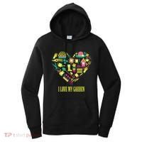 I Love My Garden Abstract Heart Women's Hoodie thumb 0