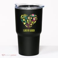 I Love My Garden Abstract Heart Tumbler thumb 0
