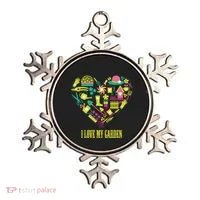 I Love My Garden Abstract Heart Ornament thumb 0