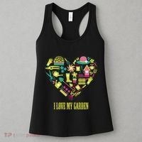 I Love My Garden Abstract Heart Women's Tank Top thumb 3