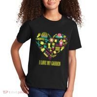 I Love My Garden Abstract Heart Kids T-Shirt thumb 2