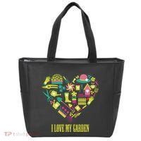 I Love My Garden Abstract Heart Tote Bag thumb 0