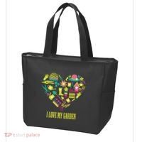 I Love My Garden Abstract Heart Tote Bag thumb 3