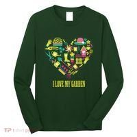 I Love My Garden Abstract Heart Long Sleeve Shirt thumb 0