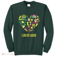 I Love My Garden Abstract Heart Sweatshirt thumb 0