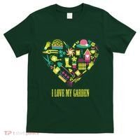 I Love My Garden Abstract Heart T-Shirt thumb 0