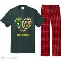 I Love My Garden Abstract Heart Pajama Set thumb 0