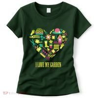 I Love My Garden Abstract Heart Women's T-Shirt thumb 0