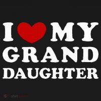 I Love My Granddaughter I Heart My Granddaughter T-Shirt thumb 7