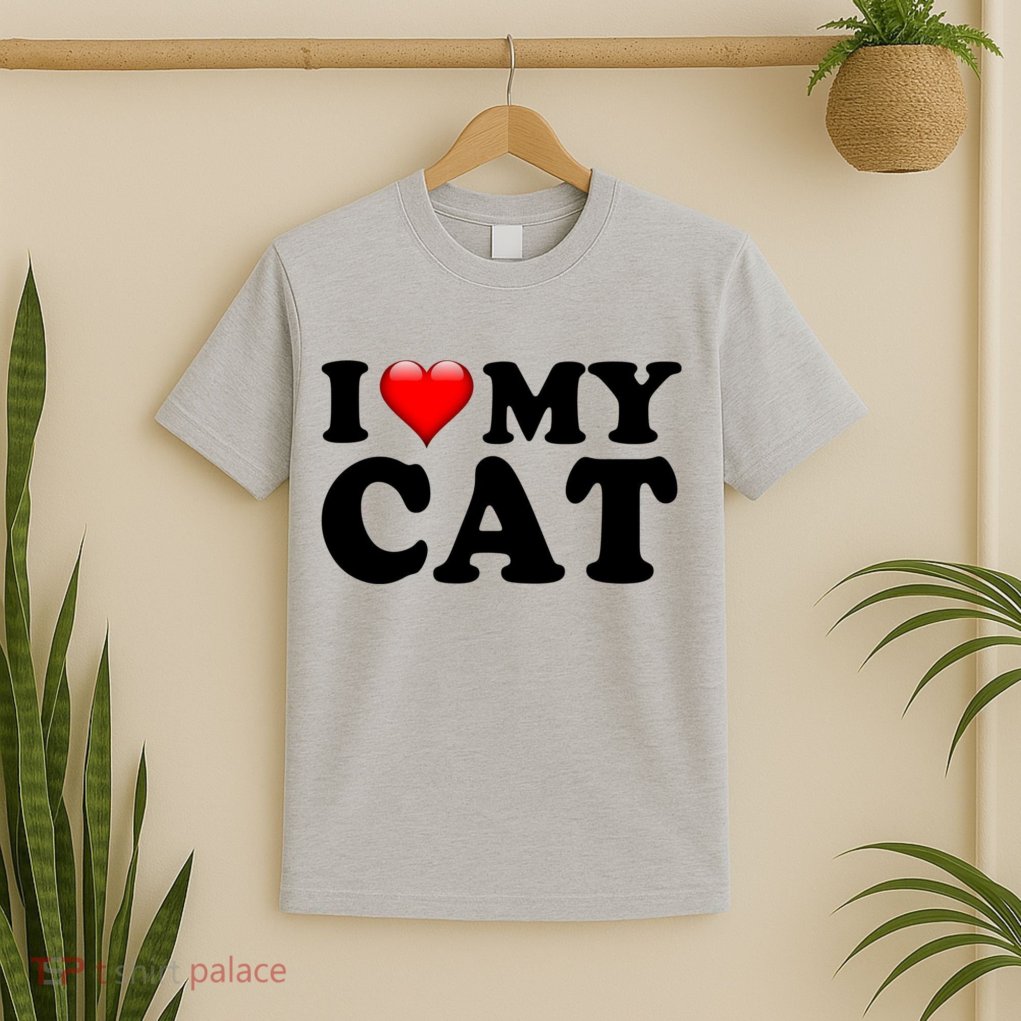 I Love My Cat T-Shirt