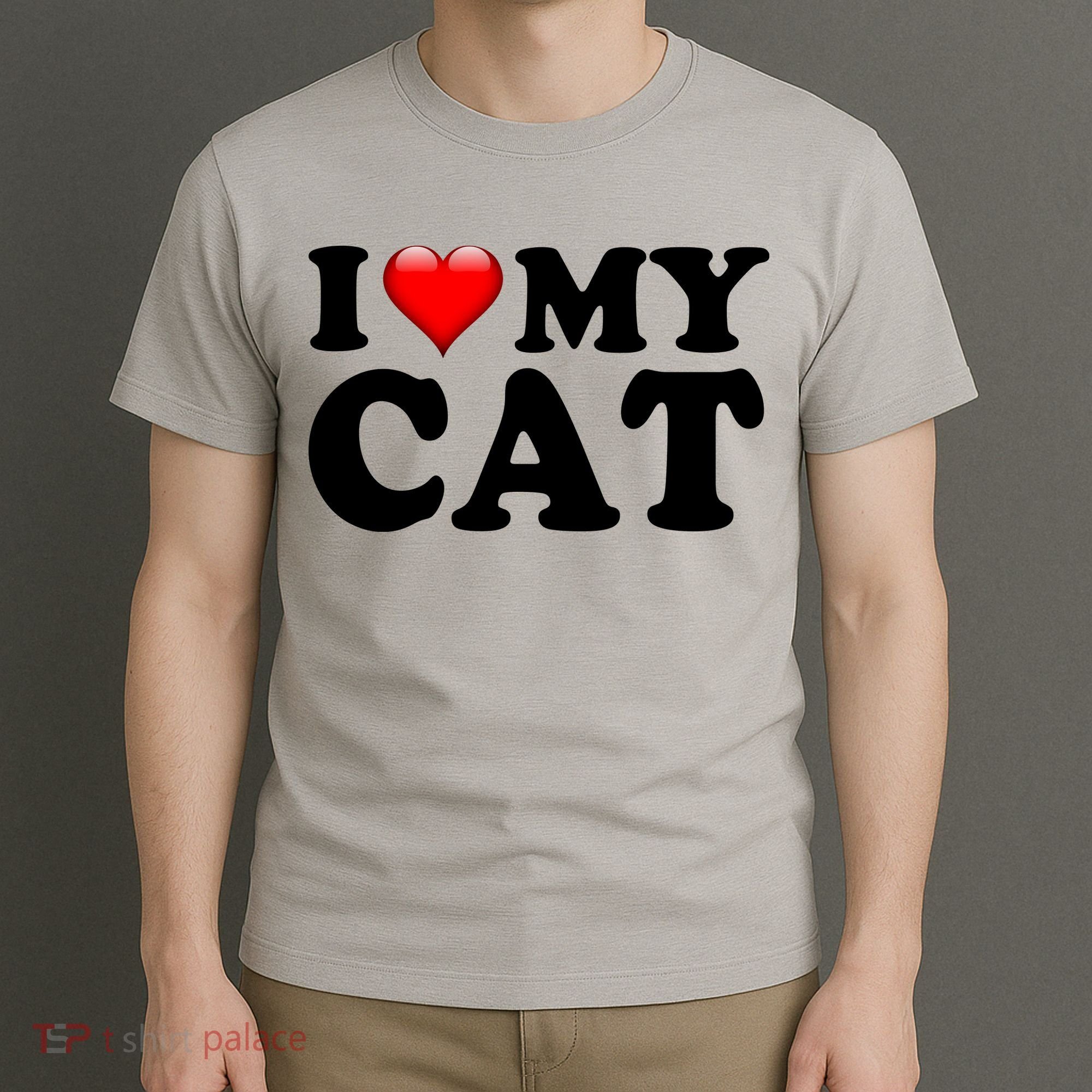 I Love My Cat T-Shirt