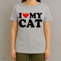 I Love My Cat T-Shirt thumb 4