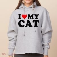 I Love My Cat Ladies Heavyweight Boxy Pullover Hoodie thumb 0