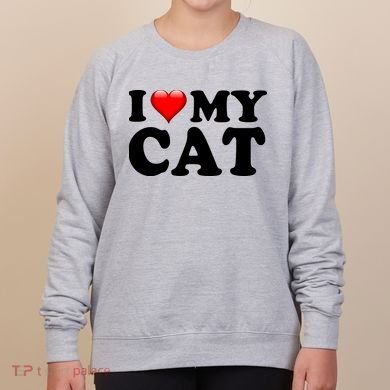 I Love My Cat Women's Sweatshirt