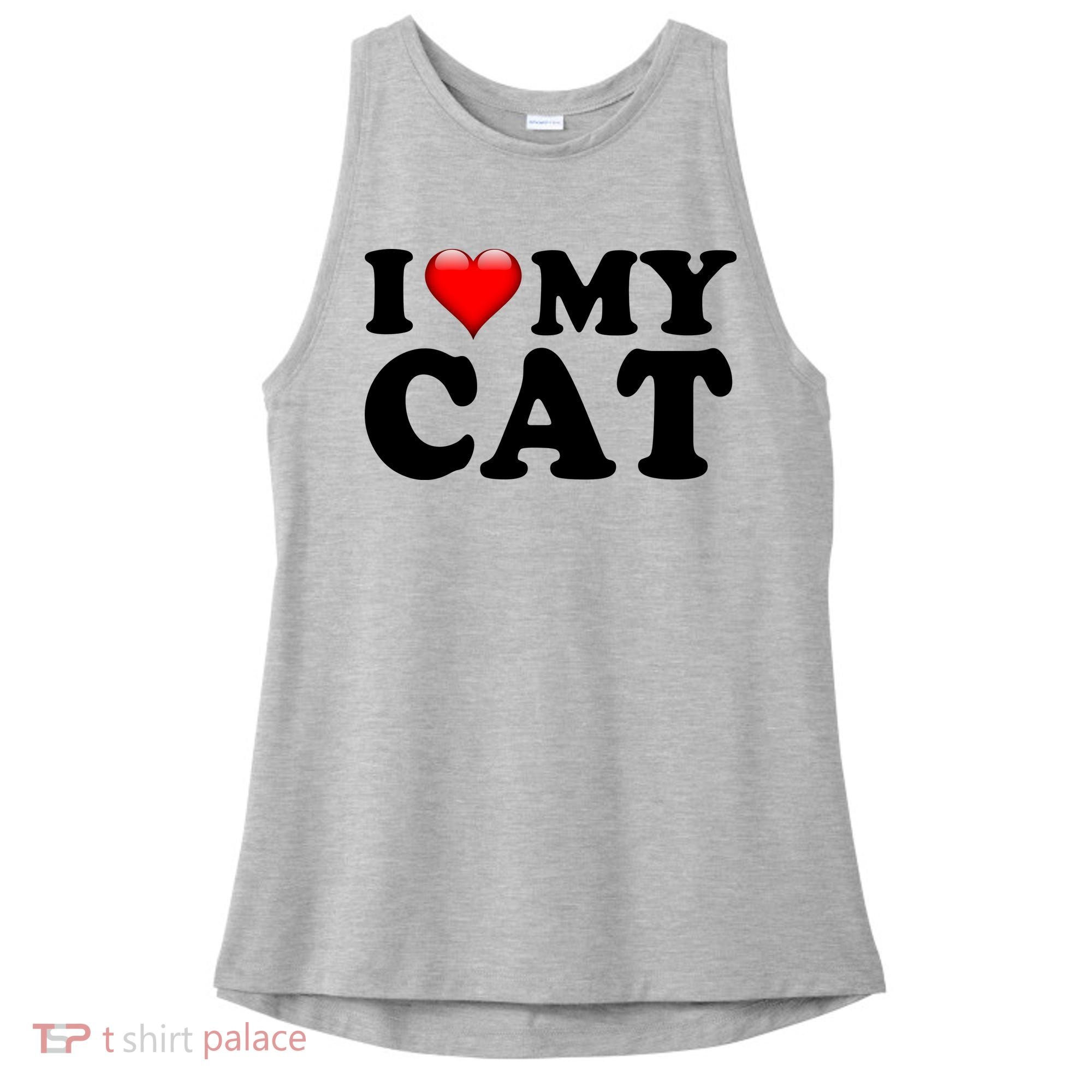 I Love My Cat Ladies PosiCharge Tri-Blend Wicking Tank