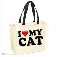 I Love My Cat Tote Bag thumb 2