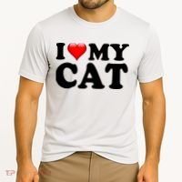 I Love My Cat Cooling Performance Crew T-Shirt thumb 2