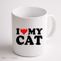 I Love My Cat Coffee Mug thumb 1