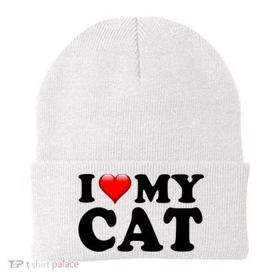 I Love My Cat Beanie