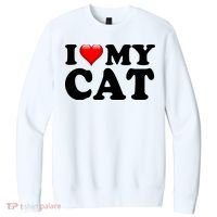 I Love My Cat V.I.T. Fleece Crew Sweatshirt thumb 0