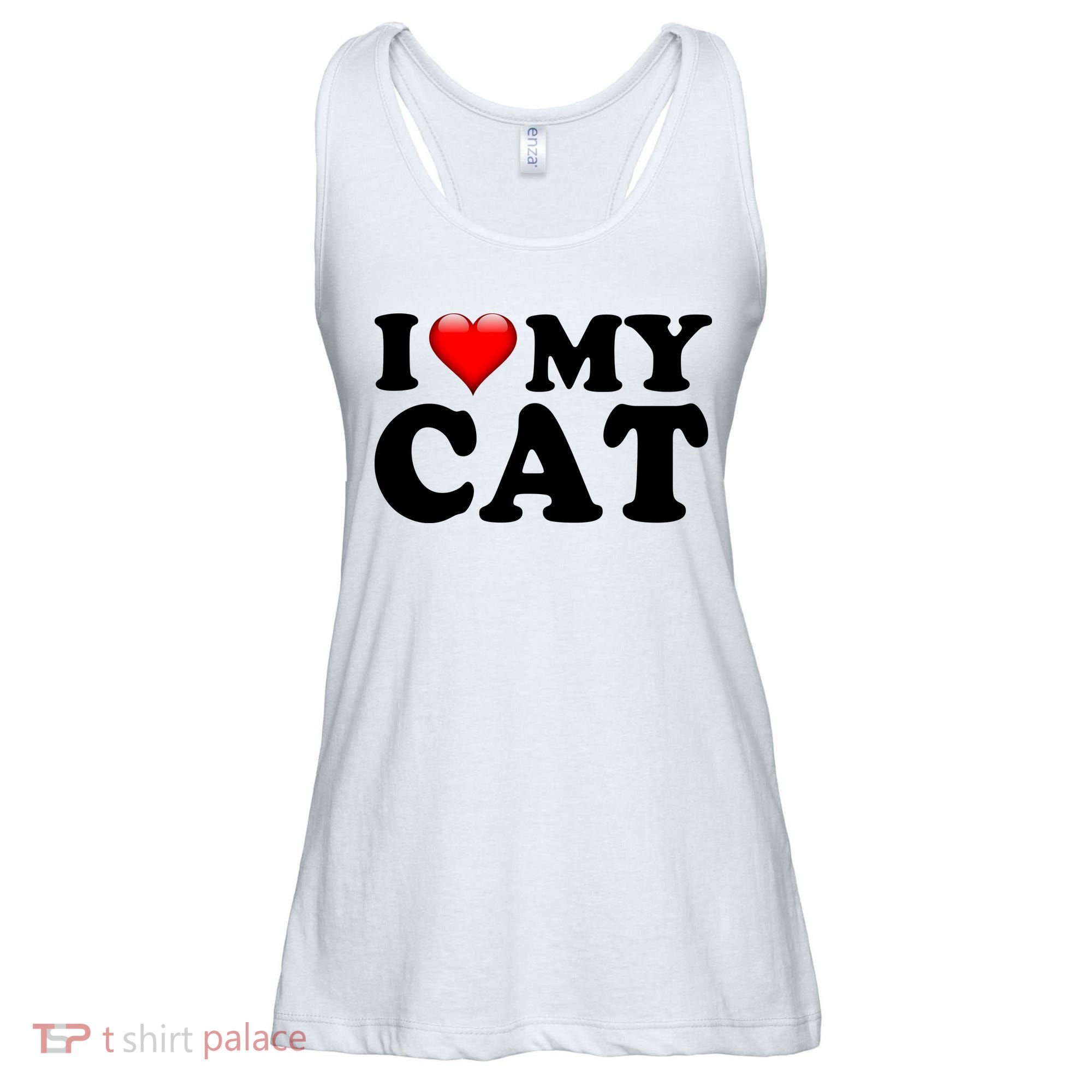 I Love My Cat Ladies Essential Flowy Tank