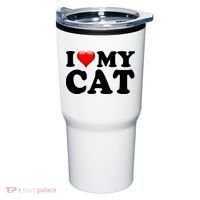 I Love My Cat Tumbler thumb 0