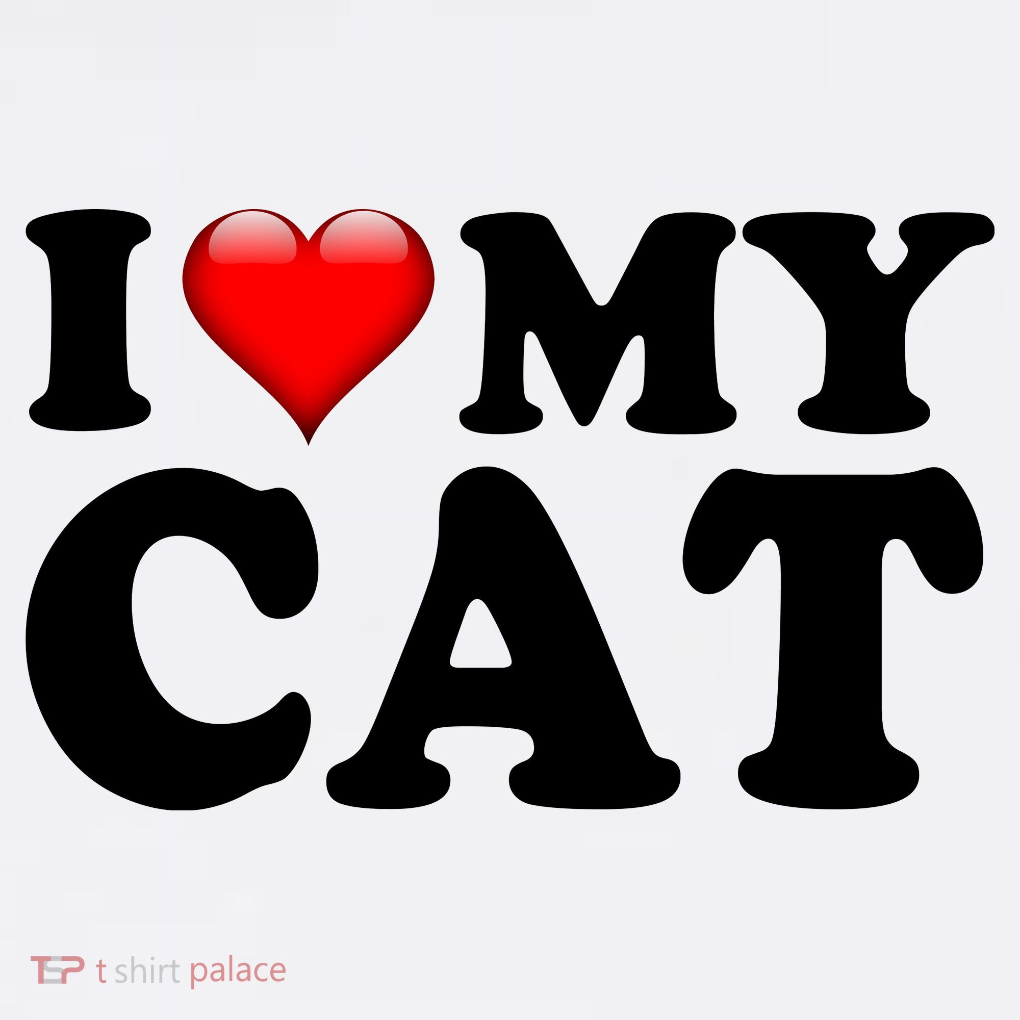 I Love My Cat Mousepad