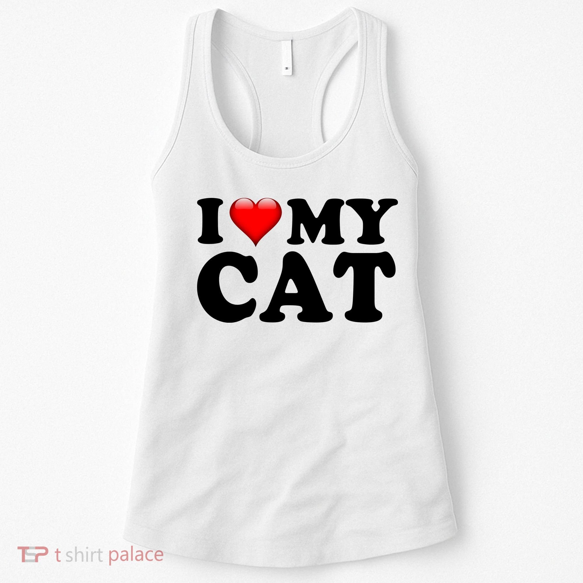I Love My Cat Women's Tank Top