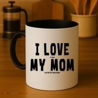 I Love My Mom Funny Sarcastic Video Games Gift Coffee Mug thumb 4