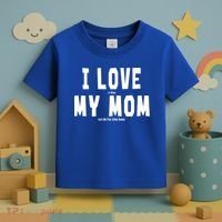 I Love My Mom Funny Sarcastic Video Games Gift Toddler T-Shirt thumb 3