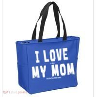 I Love My Mom Funny Sarcastic Video Games Gift Tote Bag thumb 2