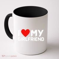 I Love My GF Girlfriend Heart Coffee Mug thumb 0